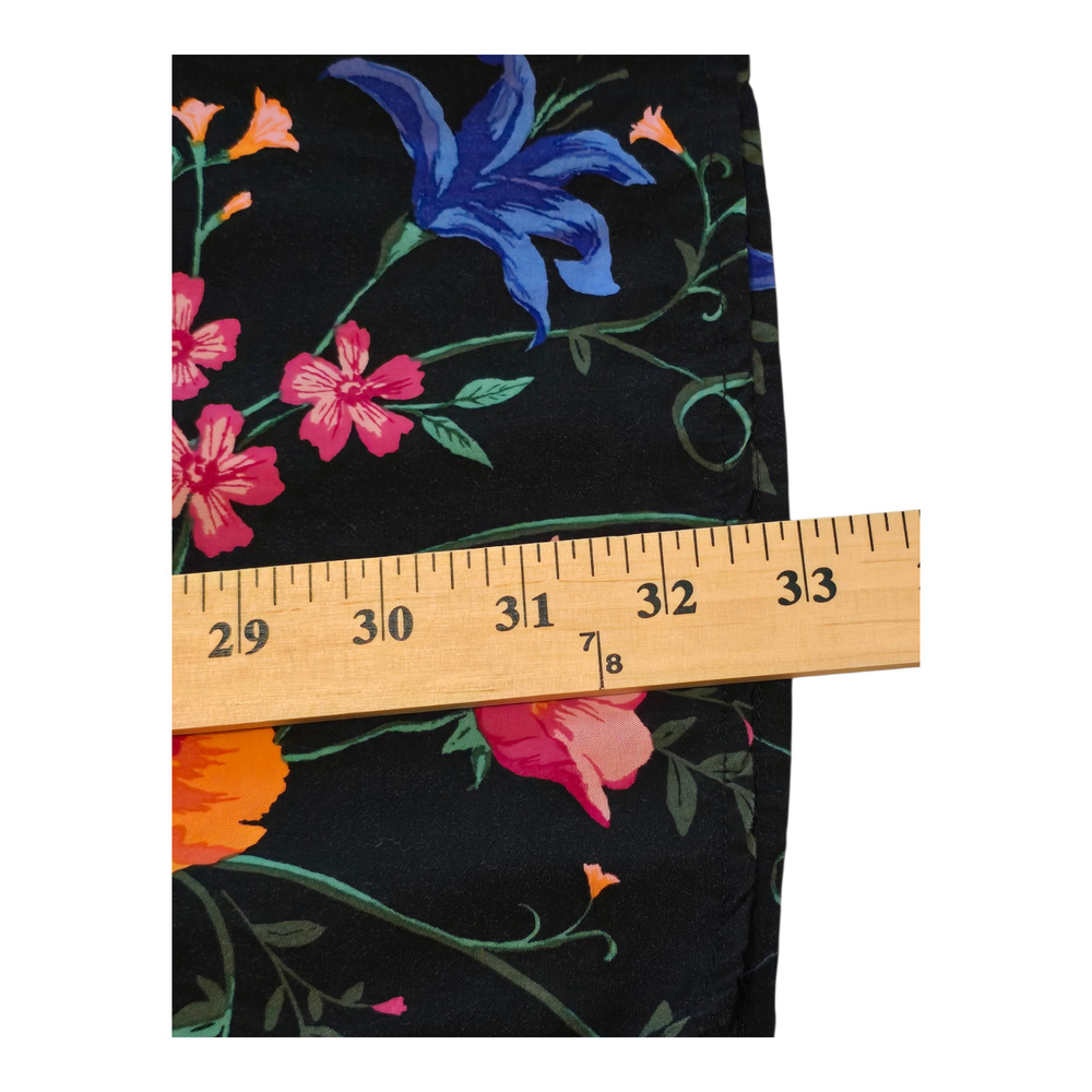 Old Navy Dark Floral Whimsigoth Mini Dress Size XS Bell Sleeve Festival Boho - Picture 11 of 12